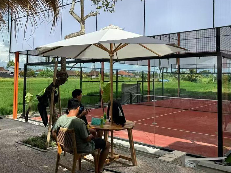 Padel courts installed in Bali, Indonesia 2023