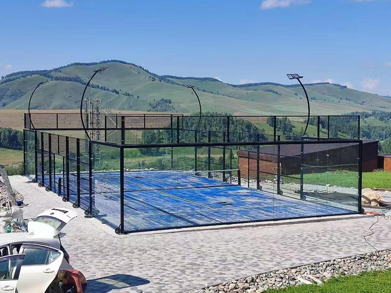 Padel court installed in Russia 2024