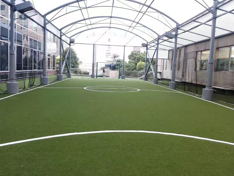 Mini soccer pitch installed in Shanghai, China 2018